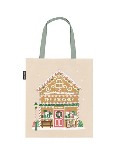 Out of Print Gingerbread Bookshop Tote