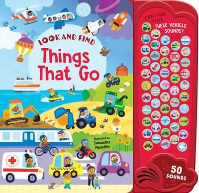 Things That Go: 50 Button Sound Book: Search & find book with 50 noises!