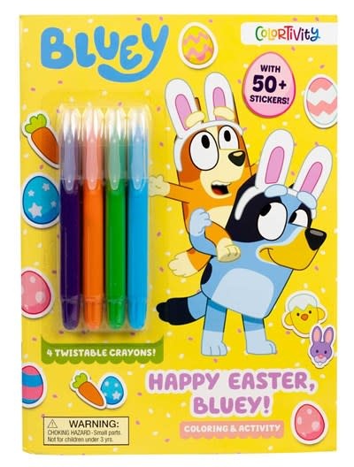 Printers Row Bluey Colortivity: Happy Easter, Bluey!