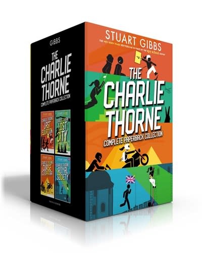 Simon & Schuster Books for Young Readers The Charlie Thorne Complete Paperback Collection (Boxed Set): Charlie Thorne and the Last Equation; Charlie Thorne and the Lost City; Charlie Thorne and the Curse of Cleopatra; Charlie Thorne and the Royal Society