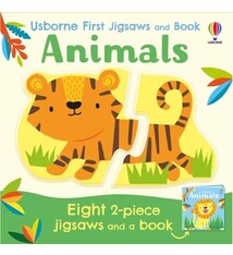 Usborne Usborne First Jigsaws And Book: Animals