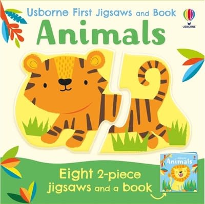 Usborne Usborne First Jigsaws And Book: Animals