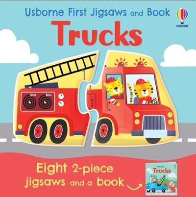 Usborne Usborne First Jigsaws and Book: Trucks