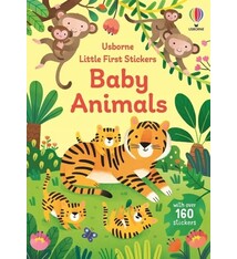 Usborne Little First Stickers Baby Animals