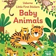 Usborne Little First Stickers Baby Animals