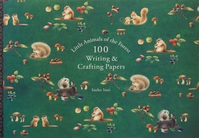 PIE International Little Animals of the Forest 100 Writing & Crafting Papers Saeko Inui