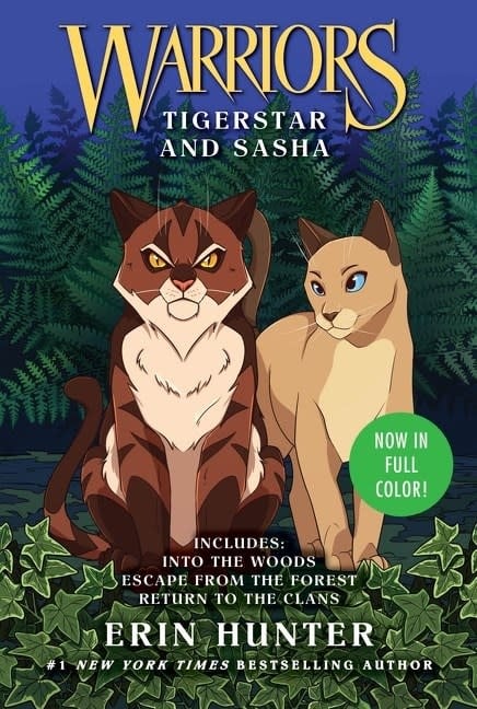 HarperAlley Warriors: Tigerstar and Sasha: 3 Full-Color Warriors Books in 1