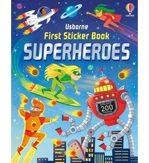 Usborne First Sticker Book Superheroes