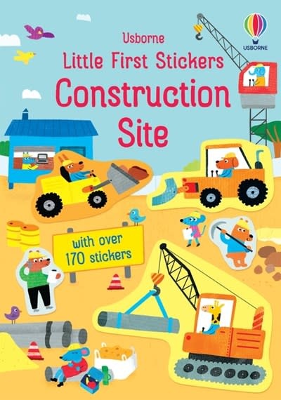 Usborne Little First Stickers Construction Site