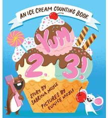 Abrams Appleseed Yum, 2, 3! (A Hello!Lucky Know & Grow Book): An Ice Cream Counting Book (A Board Book)
