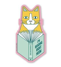 I’m Reading Right Meow Sticker