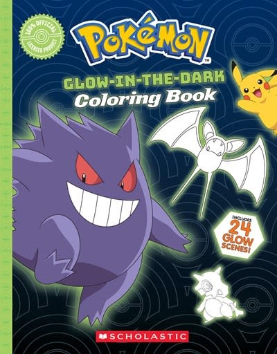 Scholastic Inc. Pokemon Glow-in-the-Dark Coloring Book