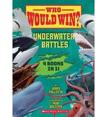 Scholastic Inc. Who Would Win?: Underwater Battles (4-in-1 Scholastic Early Reader)