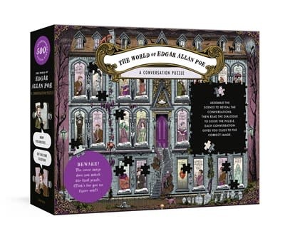 Clarkson Potter The World of Edgar Allan Poe: A Conversation Puzzle: 500-Piece Puzzle: A Jigsaw Puzzle for Adults