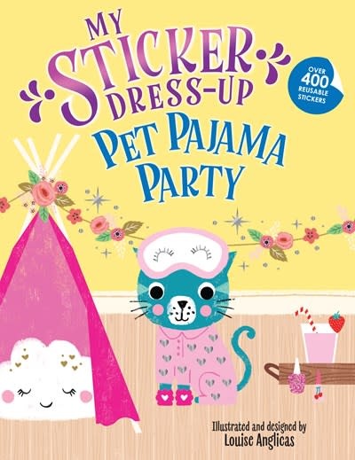 Sourcebooks Wonderland My Sticker Dress-Up: Pet Pajama Party!