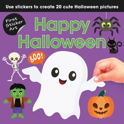 Sourcebooks Wonderland First Sticker Art: Happy Halloween