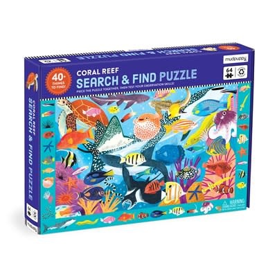 Mudpuppy Coral Reef 64 Piece Search & Find Puzzle