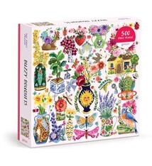 Galison Buzzy Bouquets 500 Piece Puzzle