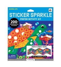 Mudpuppy Ocean Life Sticker Sparkle Poster Activity Kit