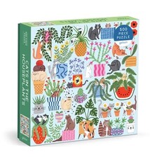 Galison Cats in the Houseplants 500 Piece Puzzle