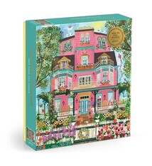Galison Joy Laforme Capeside Victorian 1000 Piece Foil Puzzle