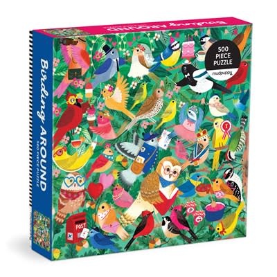 Mudpuppy Birding Around 500 Piece Family Puzzle