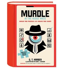 Chronicle Books Murdle in the Hedge Maze 500-Piece Jigsaw Puzzle