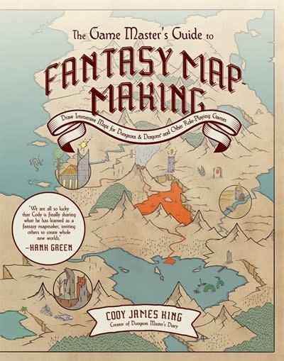 Page Street Publishing The Game Master's Guide to Fantasy Mapmaking: Draw Immersive Maps for Dungeons & Dragons and Other Role-Playing Games