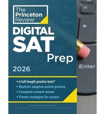 Princeton Review Princeton Review Digital SAT Prep, 2026: 4 Full-Length Practice Tests (2 in Book + 2 Adaptive Tests Online) + Review + Online Tools