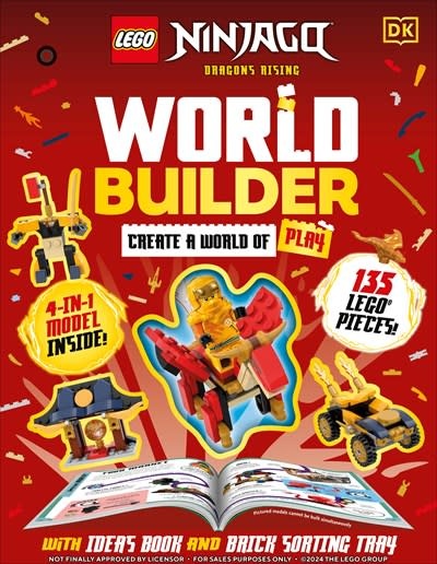 DK Children LEGO Ninjago World Builder: Create a World of Play with 4-in-1 Model and 150+ Build Ideas!