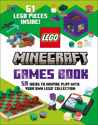 DK Children LEGO Minecraft Games Book: 50 Fun Ideas to Inspire Play with Your LEGO Collection!
