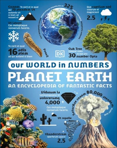 DK Children Our World in Numbers: Planet Earth