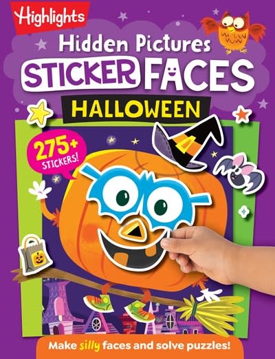 Highlights Press Hidden Pictures Sticker Faces: Halloween