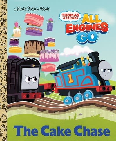Golden Books Thomas & Friends All Engines Go: The Cake Chase (Little Golden Book)