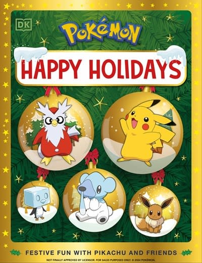 DK Children Pokemon Happy Holidays: Festive Fun with Pikachu and Friends