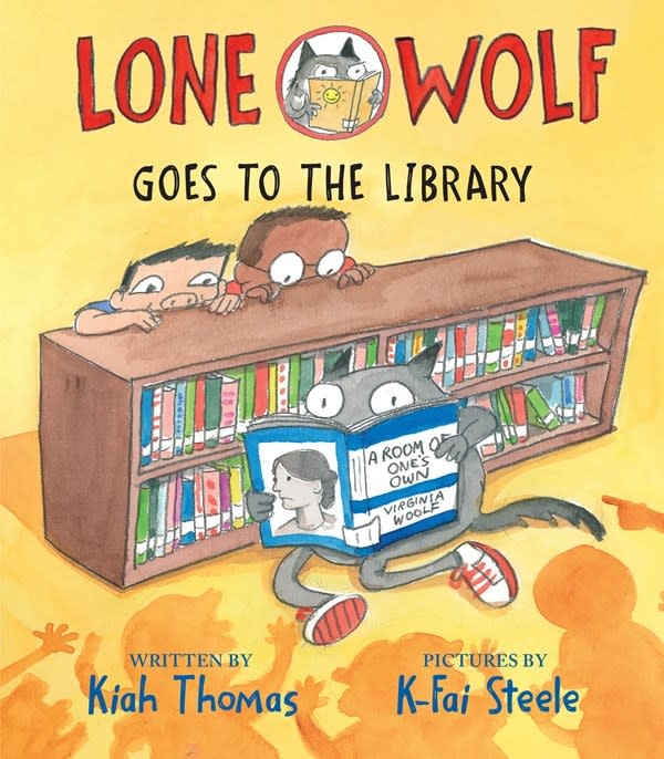 Neal Porter Books Lone Wolf Goes to the Library