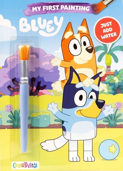 Printers Row Bluey Colortivity: My First Painting