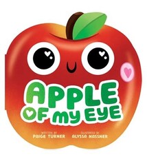 little bee books Apple of My Eye (A Shaped Novelty Board Book for Toddlers)