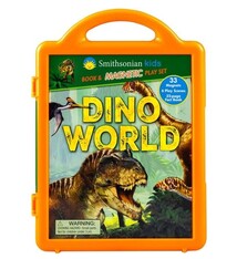 Silver Dolphin Books Smithsonian Kids: DinoWorld Book and Magnetic Play Set