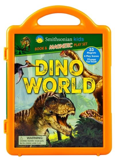 Silver Dolphin Books Smithsonian Kids: DinoWorld Book and Magnetic Play Set