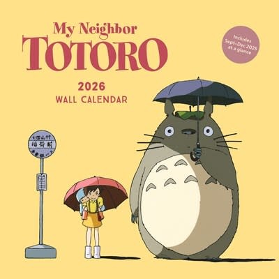 Chronicle Books Studio Ghibli My Neighbor Totoro 2026 Wall Calendar