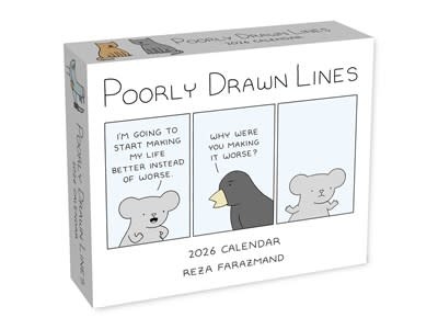 Andrews McMeel Publishing Poorly Drawn Lines 2026 Day-to-Day Calendar