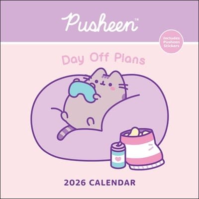 Andrews McMeel Publishing Pusheen 2026 Wall Calendar: Day Off Plans