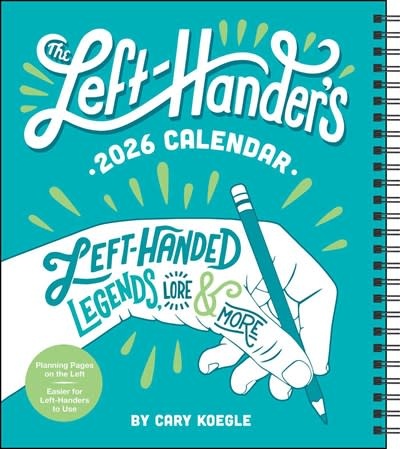 Andrews McMeel Publishing The Left-Hander's 12-Month 2026 Weekly Planner Calendar
