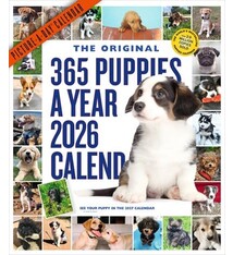 Workman Publishing Company 365 Puppies-A-Year Picture-A-Day® Wall Calendar 2026
