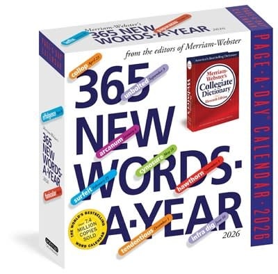 Workman Publishing Company 365 New Words-A-Year Page-A-Day® Calendar 2026: From the Editors of Merriam-Webster