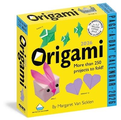 Workman Publishing Company Origami Page-A-Day® Calendar 2026: More Than 250 Projects to Fold