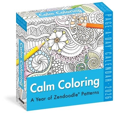 Workman Publishing Company Calm Coloring Page-A-Day® Calendar 2026: A Year of Zendoodle® Patterns