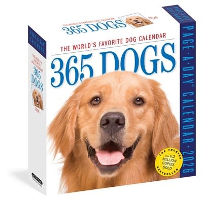Workman Publishing Company 365 Dogs Page-A-Day® Calendar 2026: The World's Favorite Dog Calendar