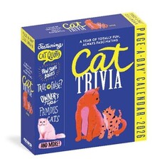 Workman Publishing Company Cat Trivia Page-A-Day® Calendar 2026: Cat Quotes, Paw-some Books, True or False, Owner's Tips, Famous Cats, Know Your Breeds, and More!
